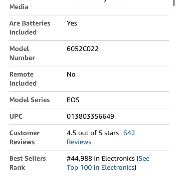 Canon EOS R100 Mirrorless Camera RF-S18-45mm - Picture 15 of 16